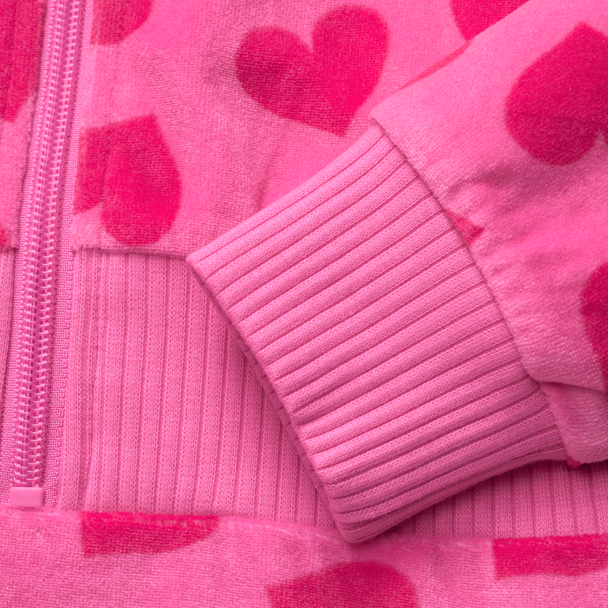 Pink Hearts Hoodie Dress for Girls & 18-inch Dolls - Image 22