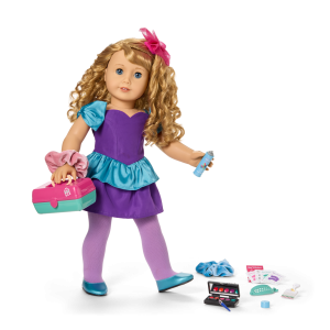 Courtney’s™ Party Dress, Caboodles® & Hair Accessories for 18-inch Dolls (Historical Characters)
