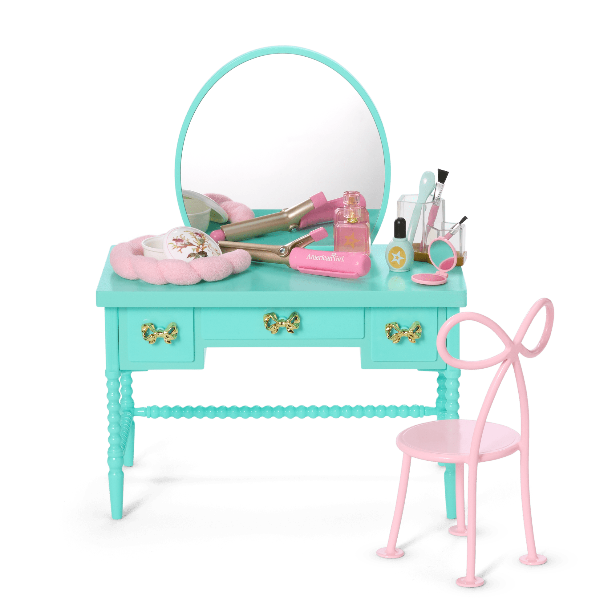 Raquel’s™ Vintage Vanity for 18-inch Dolls (Girl of the Year™ 2026)