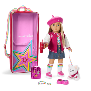 Truly Me™ 18-inch Doll #100, Accessories, Puppy & Doll Carrier