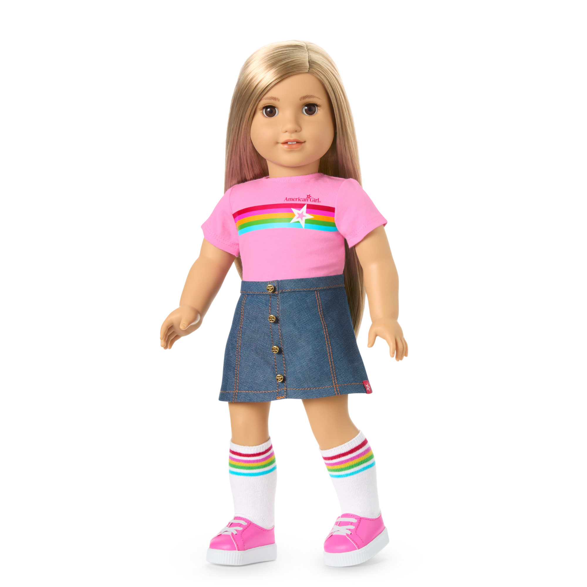 Truly Me™ 18-inch Doll #131 with straight blonde hair - Image 10
