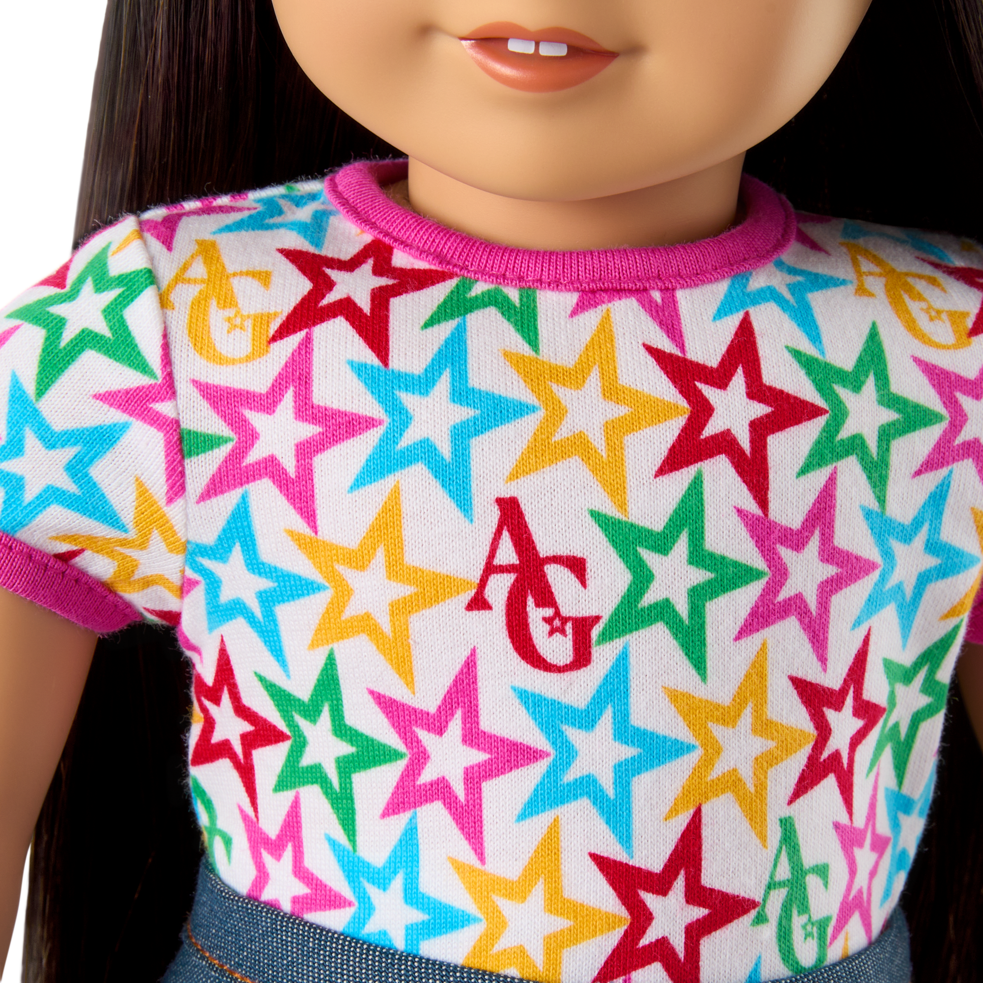 Truly Me™ 18-inch Doll #130 with straight black-brown hair - Image 7