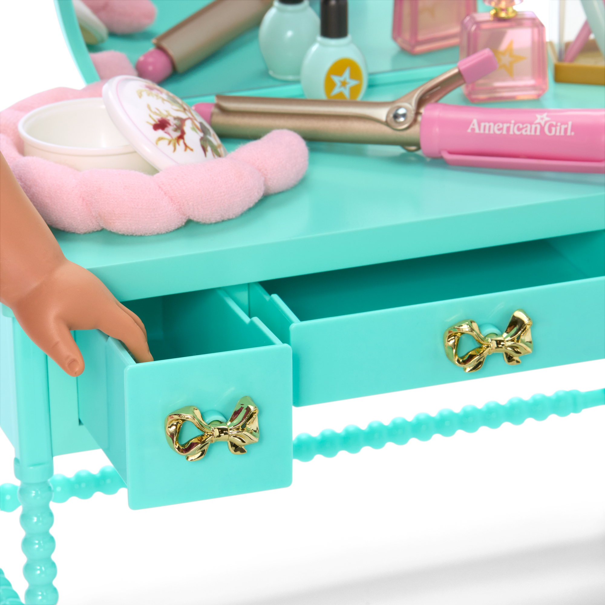 Raquel’s™ Vintage Vanity for 18-inch Dolls (Girl of the Year™ 2026) - Image 6