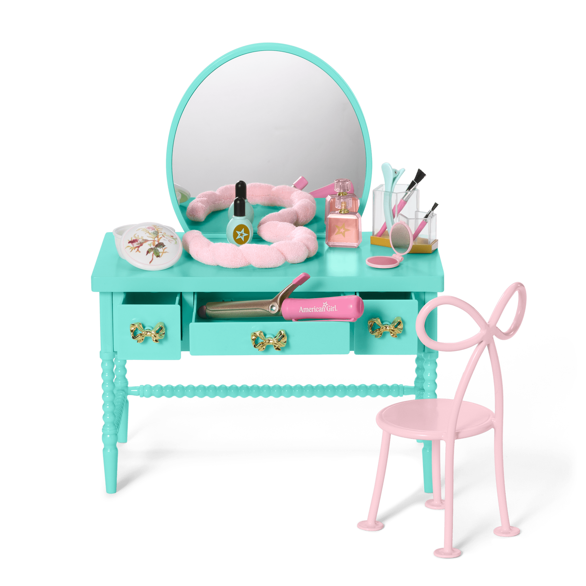 Raquel’s™ Vintage Vanity for 18-inch Dolls (Girl of the Year™ 2026) - Image 16