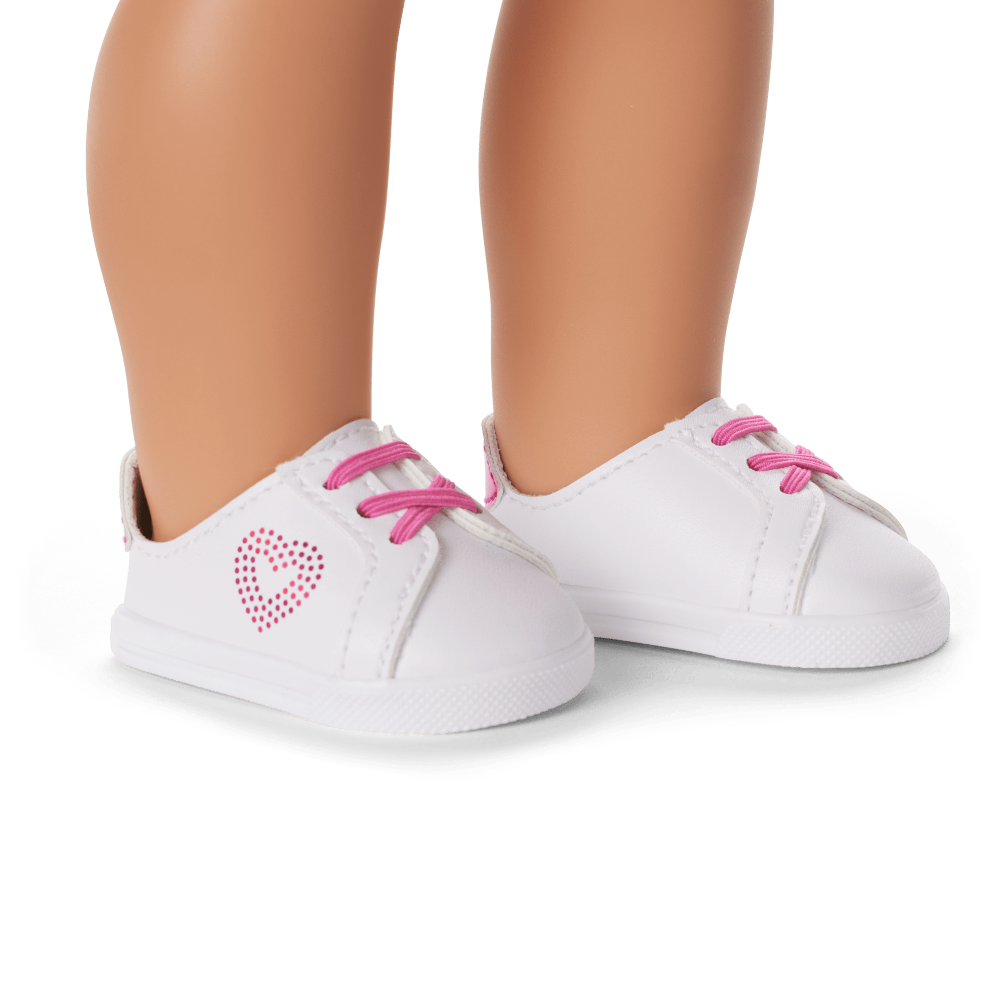 Pink Hearts Hoodie Dress for Girls & 18-inch Dolls - Image 13