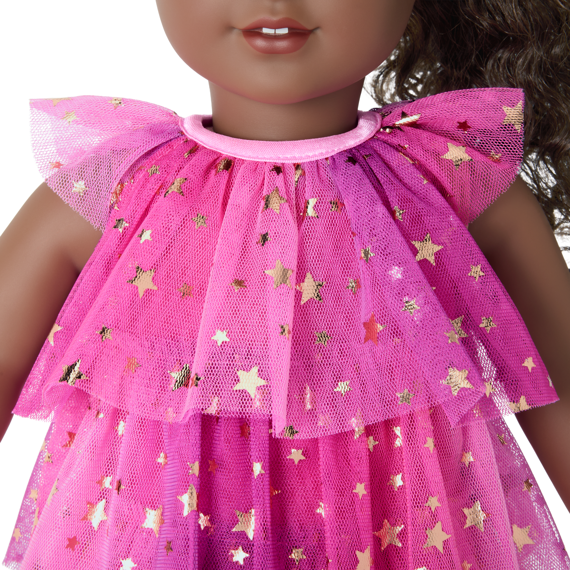 Pink Party-Ready Dress & Party Accessories for 18-inch Dolls - Image 6