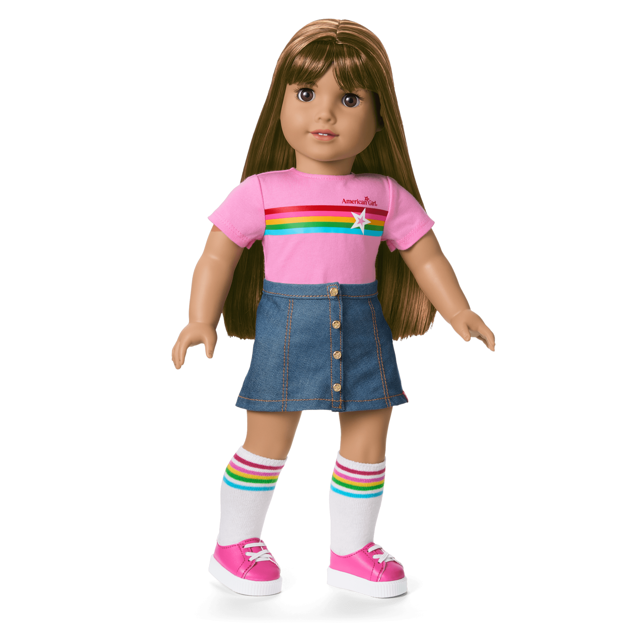 Truly Me™ 18-inch Doll #122 with straight dark-brown hair - Image 10