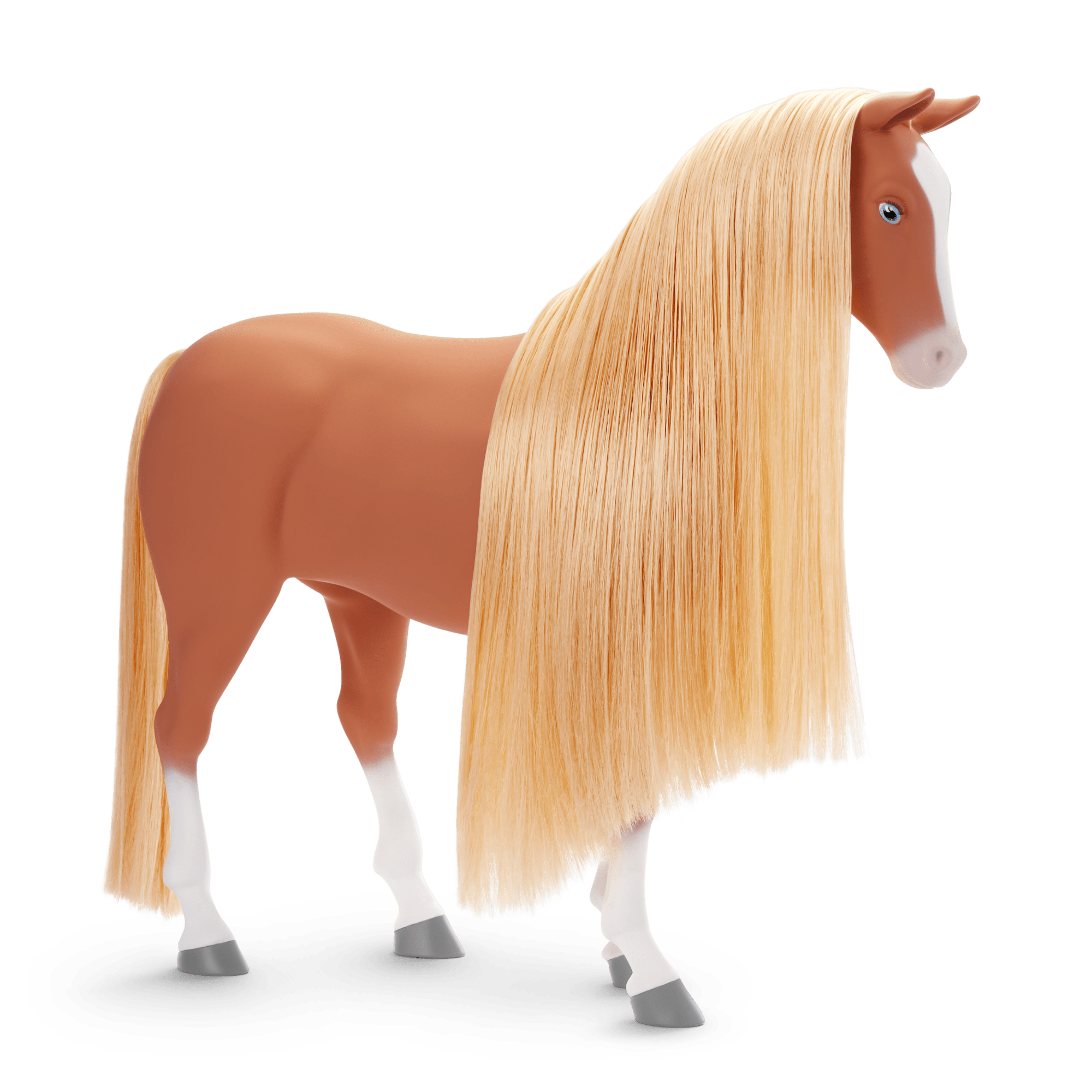 Chestnut Charm Horse & Western Flowers Denim Jumpsuit for 18-inch Dolls - Image 11
