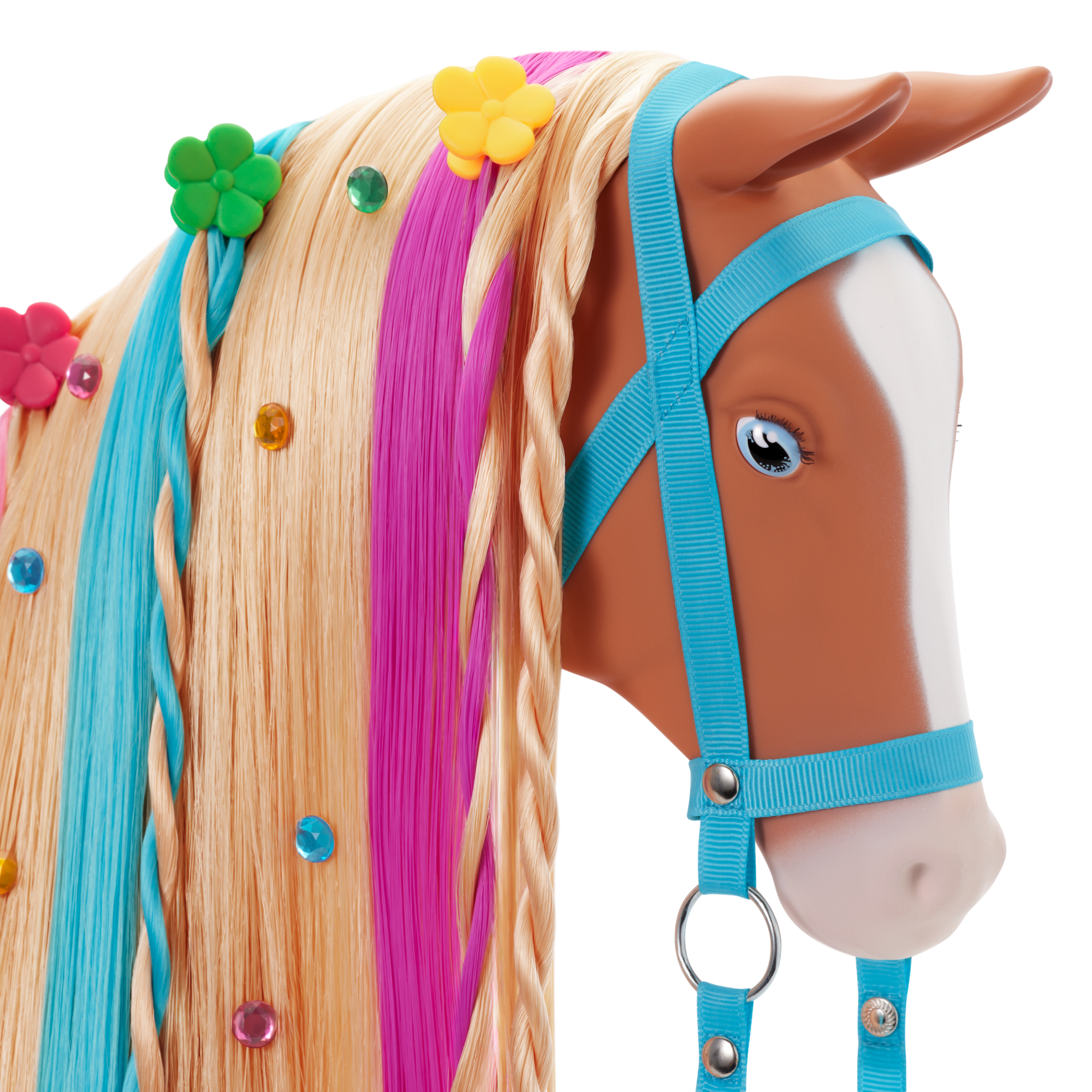Chestnut Charm Horse & Western Flowers Denim Jumpsuit for 18-inch Dolls - Image 12