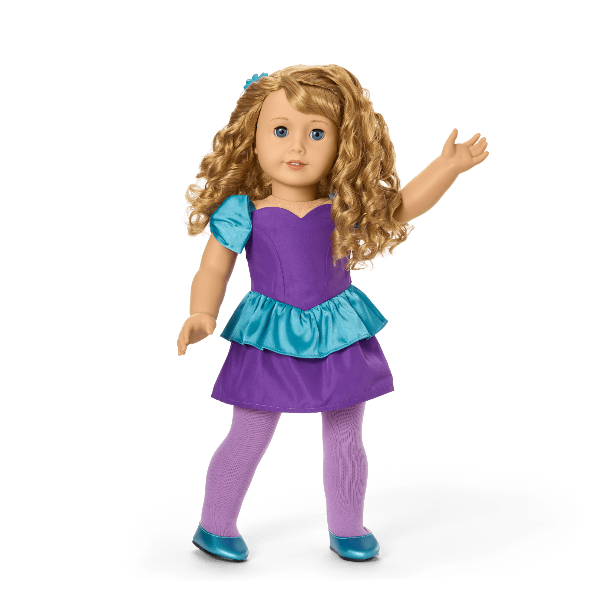 Courtney’s™ Bow-dacious Party Dress for 18-inch Dolls (Historical Characters) - Image 2