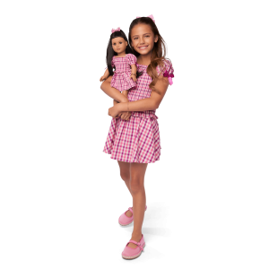 Raquel’s™ Gingham Ruffle Outfit for Girls & 18-inch Dolls + Raquel Doll (Girl of the Year™ 2026)