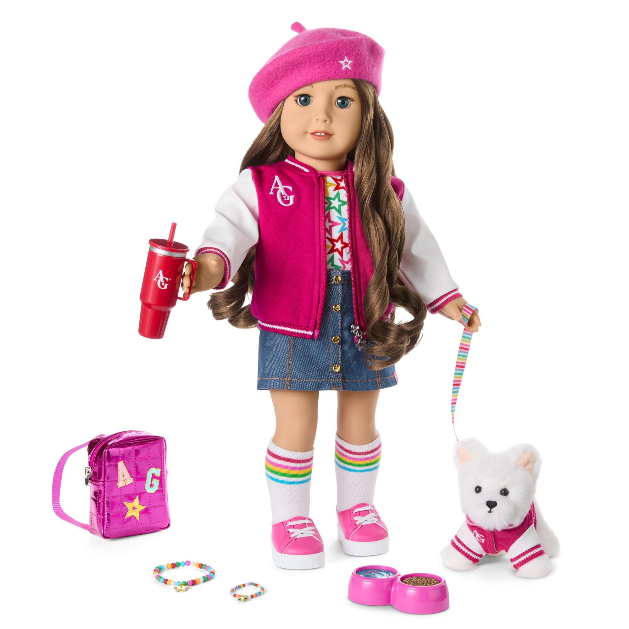Truly Me™ 18-inch Doll #126 with wavy brown hair - Image 16