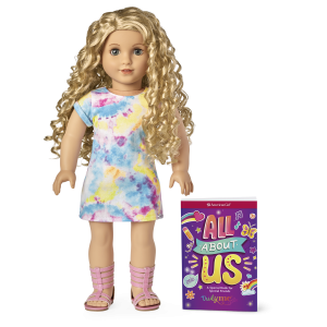 Truly Me™ 18-inch Doll #115 with curly blonde hair