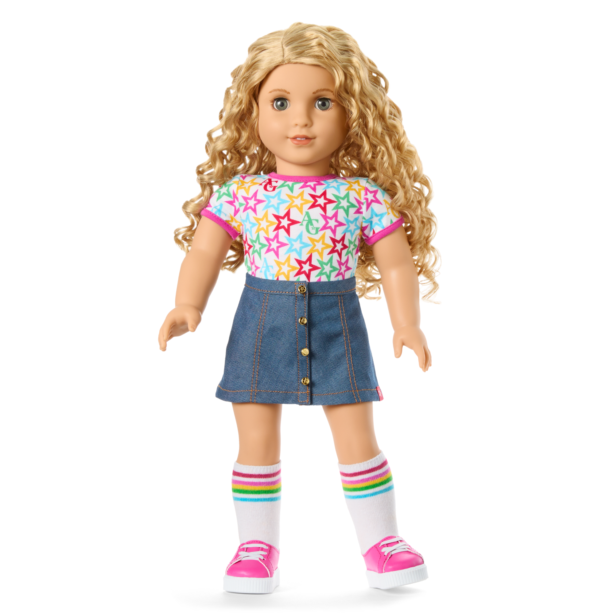 Truly Me™ 18-inch Doll #115 with curly blonde hair - Image 6