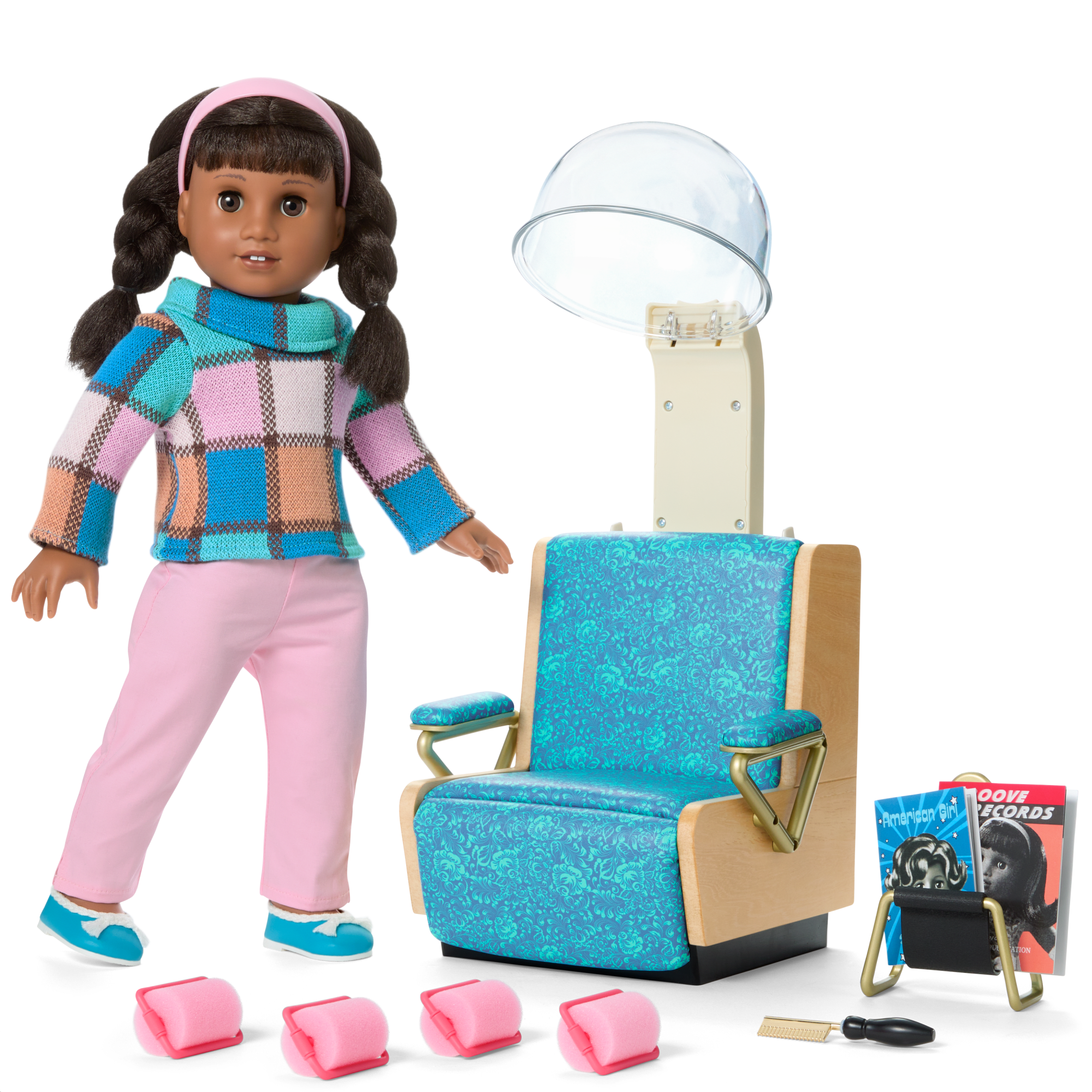 Melody’s™ Salon Chair & Accessories for 18-inch Dolls (Historical Characters) - Image 9
