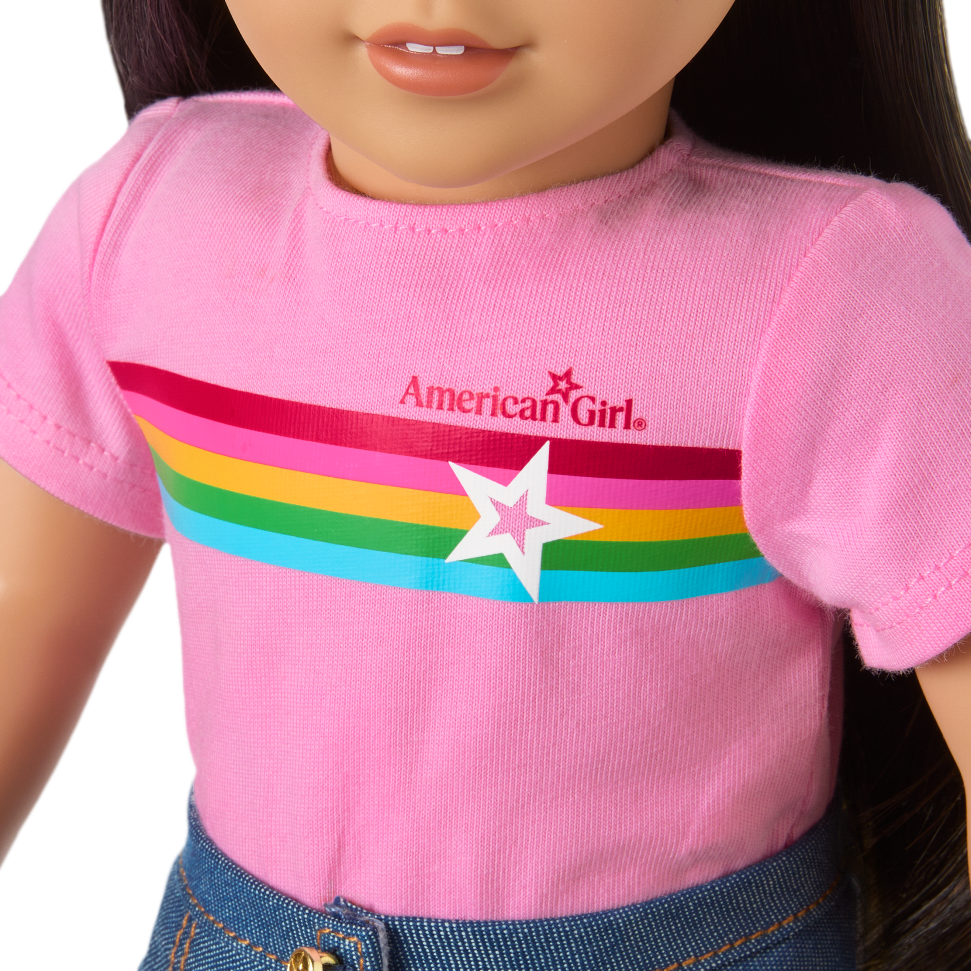 Truly Me™ 18-inch Doll #124 with straight black-brown hair - Image 11