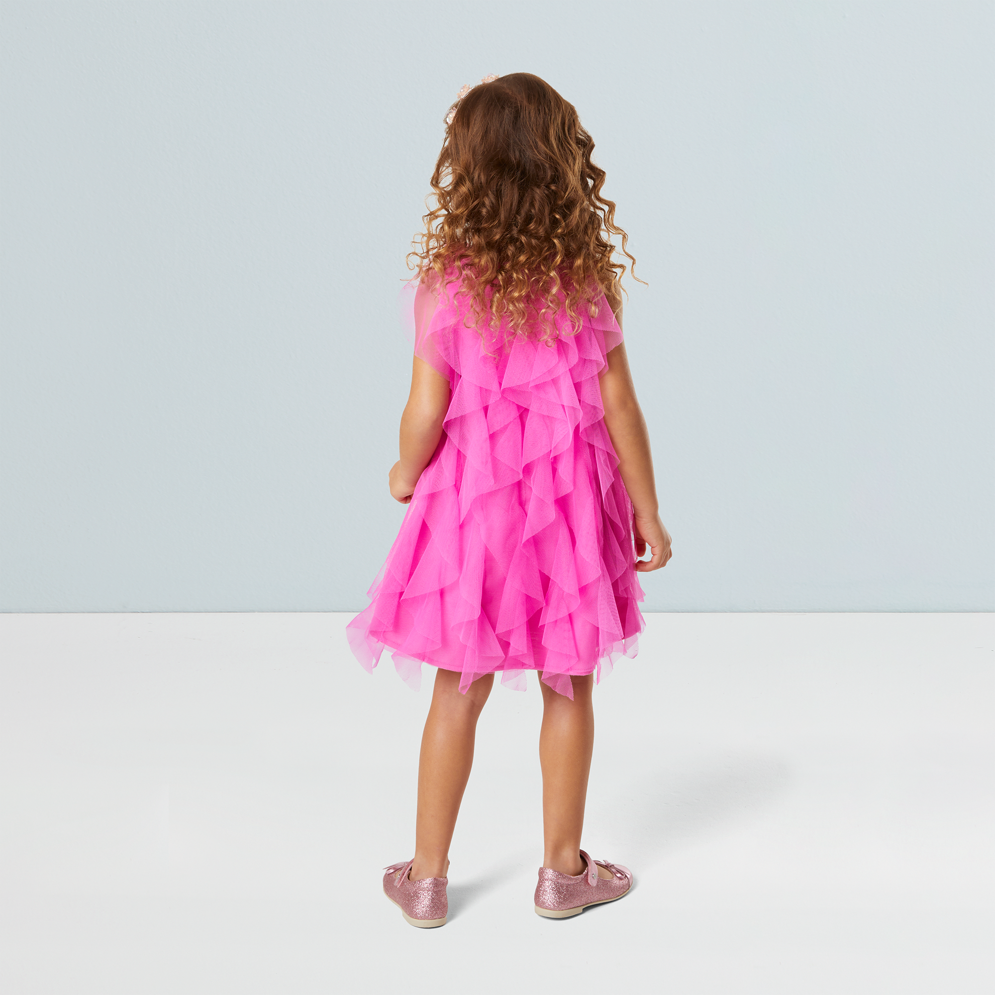 Party-Pink Birthday Dresses for Little Girls & Bitty Baby® Dolls - Image 5