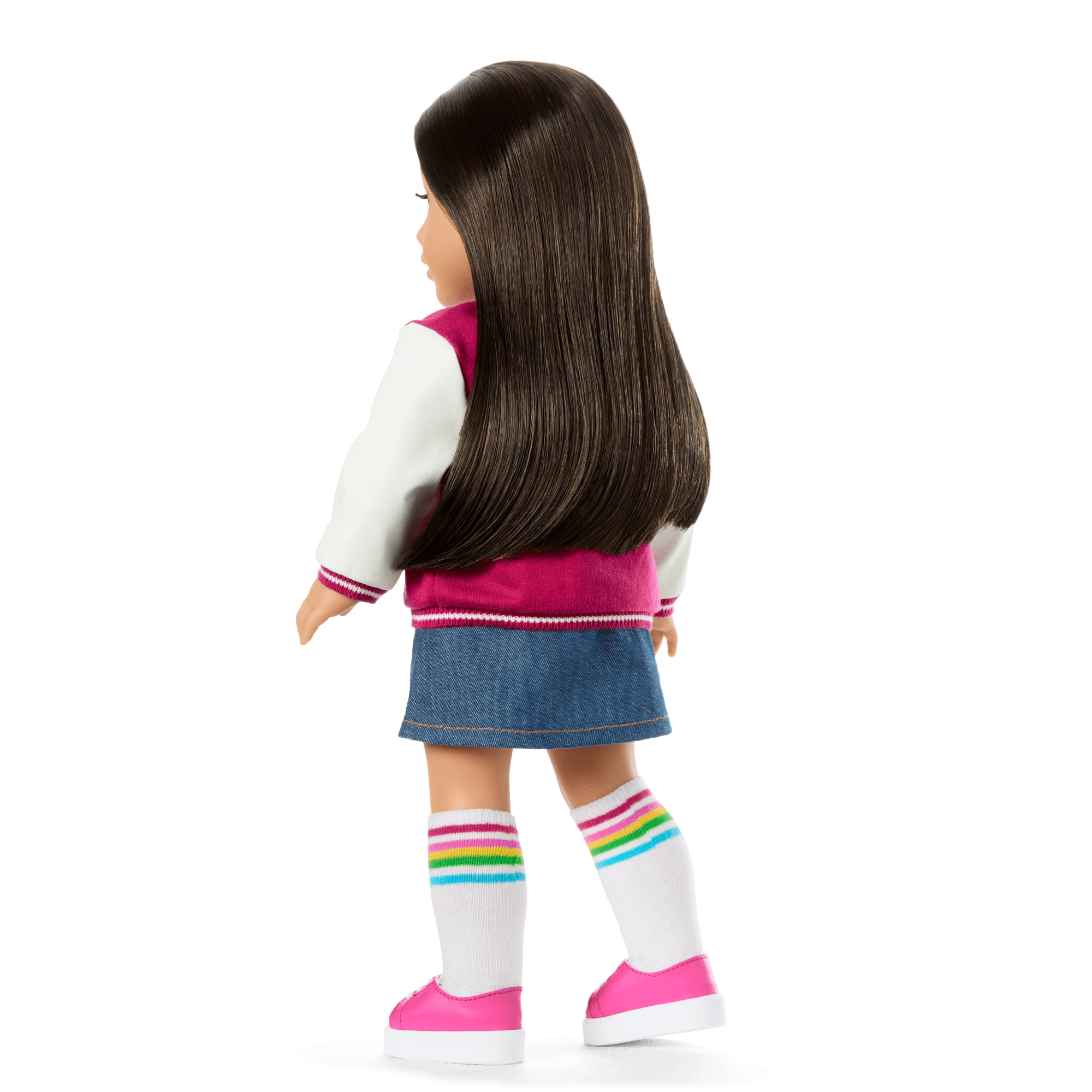Truly Me™ 18-inch Doll #124 with straight black-brown hair - Image 3