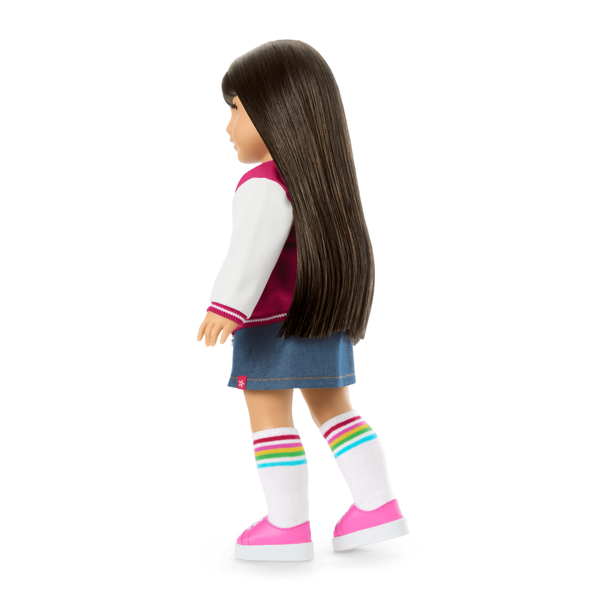 Truly Me™ 18-inch Doll #130 with straight black-brown hair - Image 3