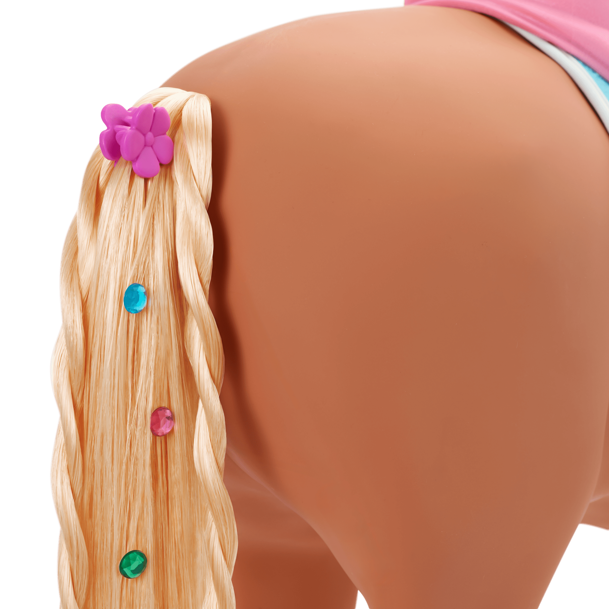 Chestnut Charm Horse & Western Flowers Denim Jumpsuit for 18-inch Dolls - Image 15