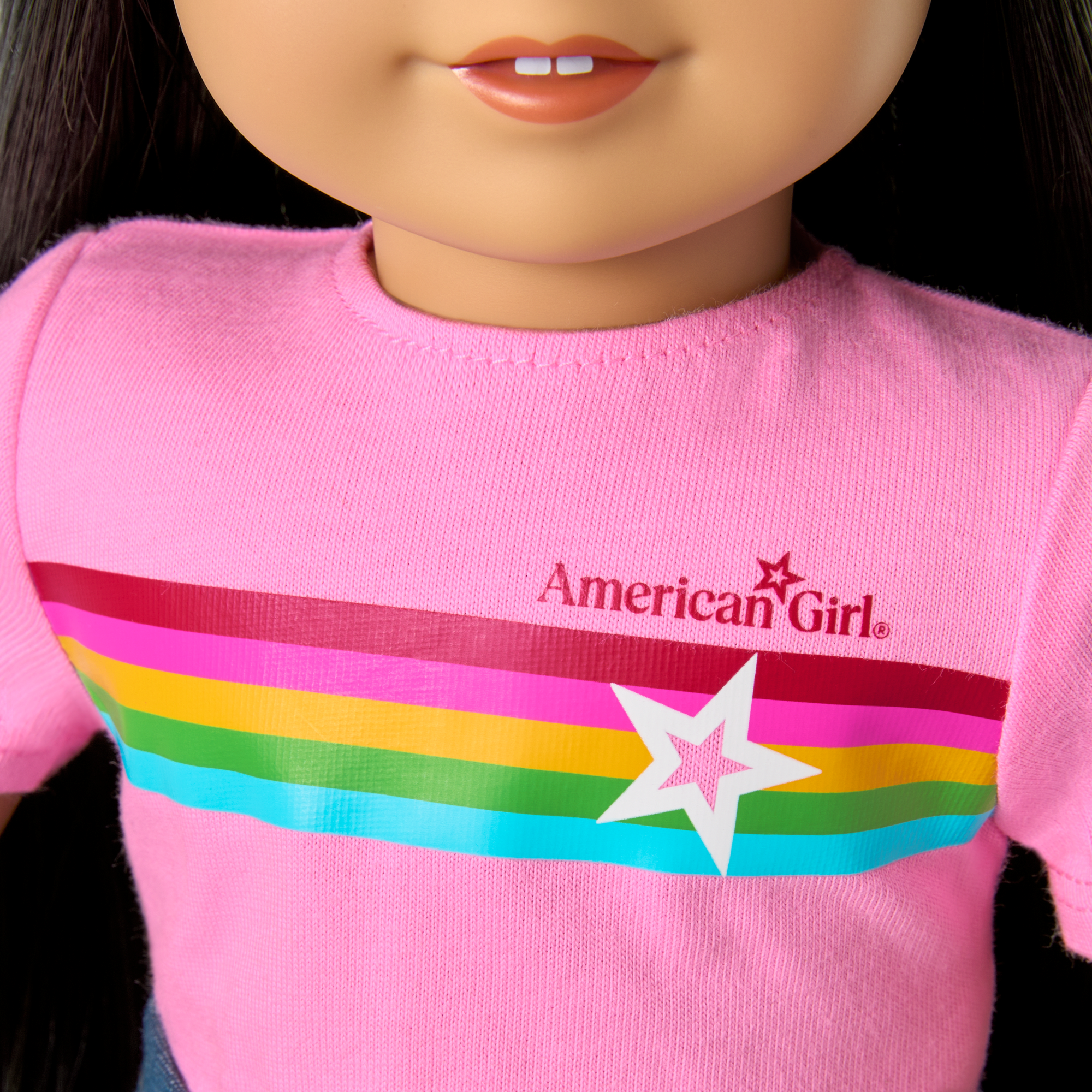 Truly Me™ 18-inch Doll #130 with straight black-brown hair - Image 11