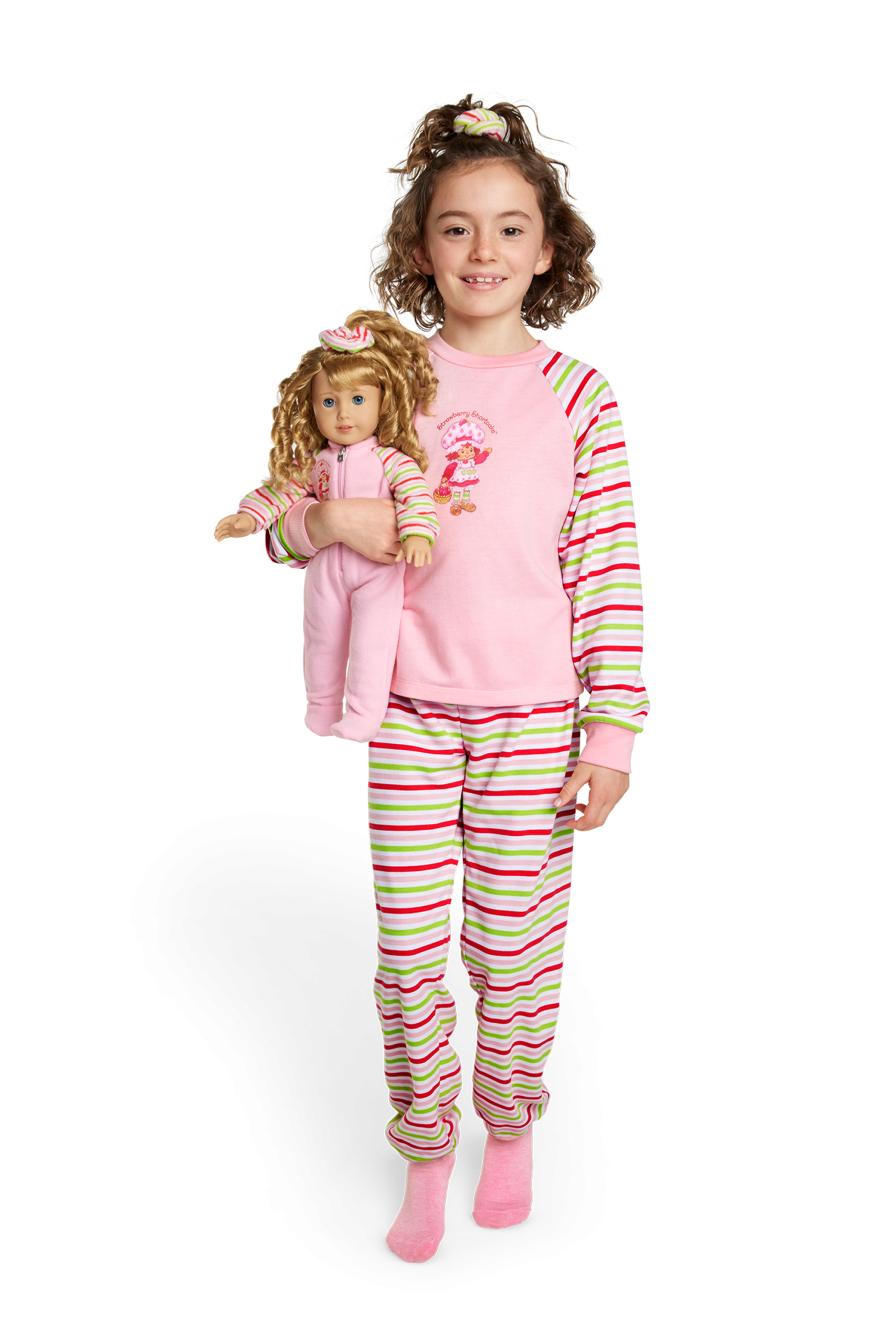 Courtney’s™ Strawberry Shortcake™ PJs for Girls & 18-inch Dolls (Historical Characters)