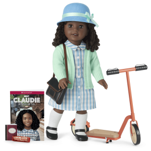 Claudie Wells™ 18-inch Doll, Book, Accessories & Scooter (Historical Characters)
