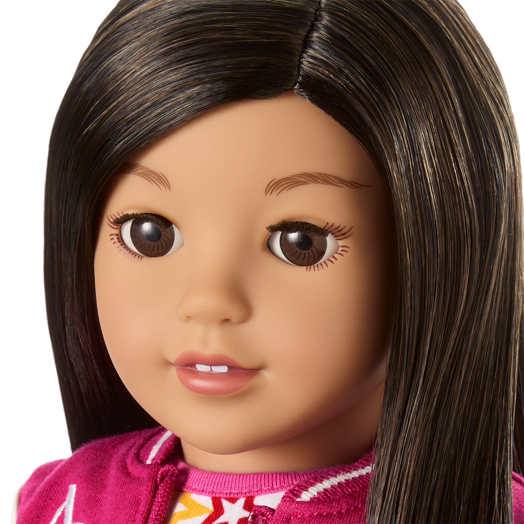 Truly Me™ 18-inch Doll #124 with straight black-brown hair - Image 4
