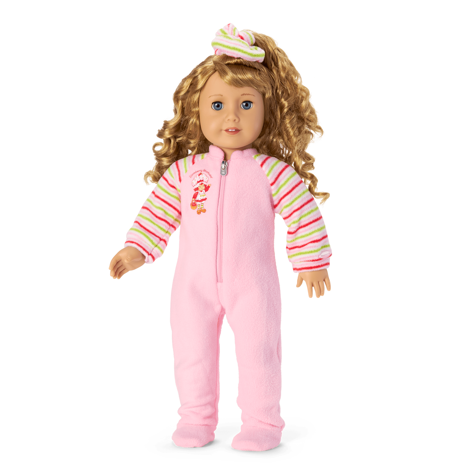 Courtney’s™ Strawberry Shortcake™ PJs for Girls & 18-inch Dolls (Historical Characters) - Image 7