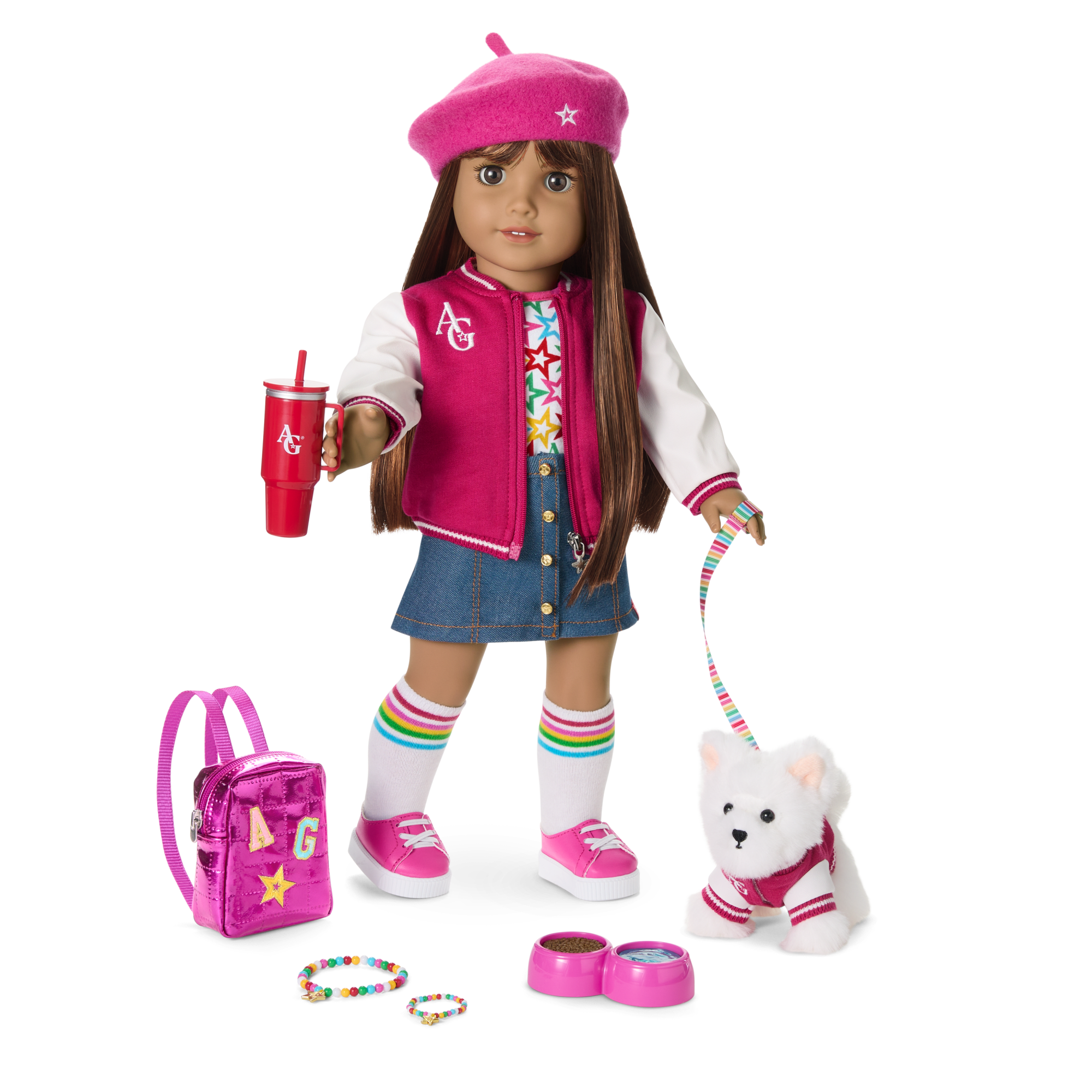 Truly Me™ 18-inch Doll #122 with straight dark-brown hair - Image 16