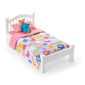 Isabel’s™ Bed & Floral Dreams Bedding Set for 18-inch Dolls (Historical Characters)