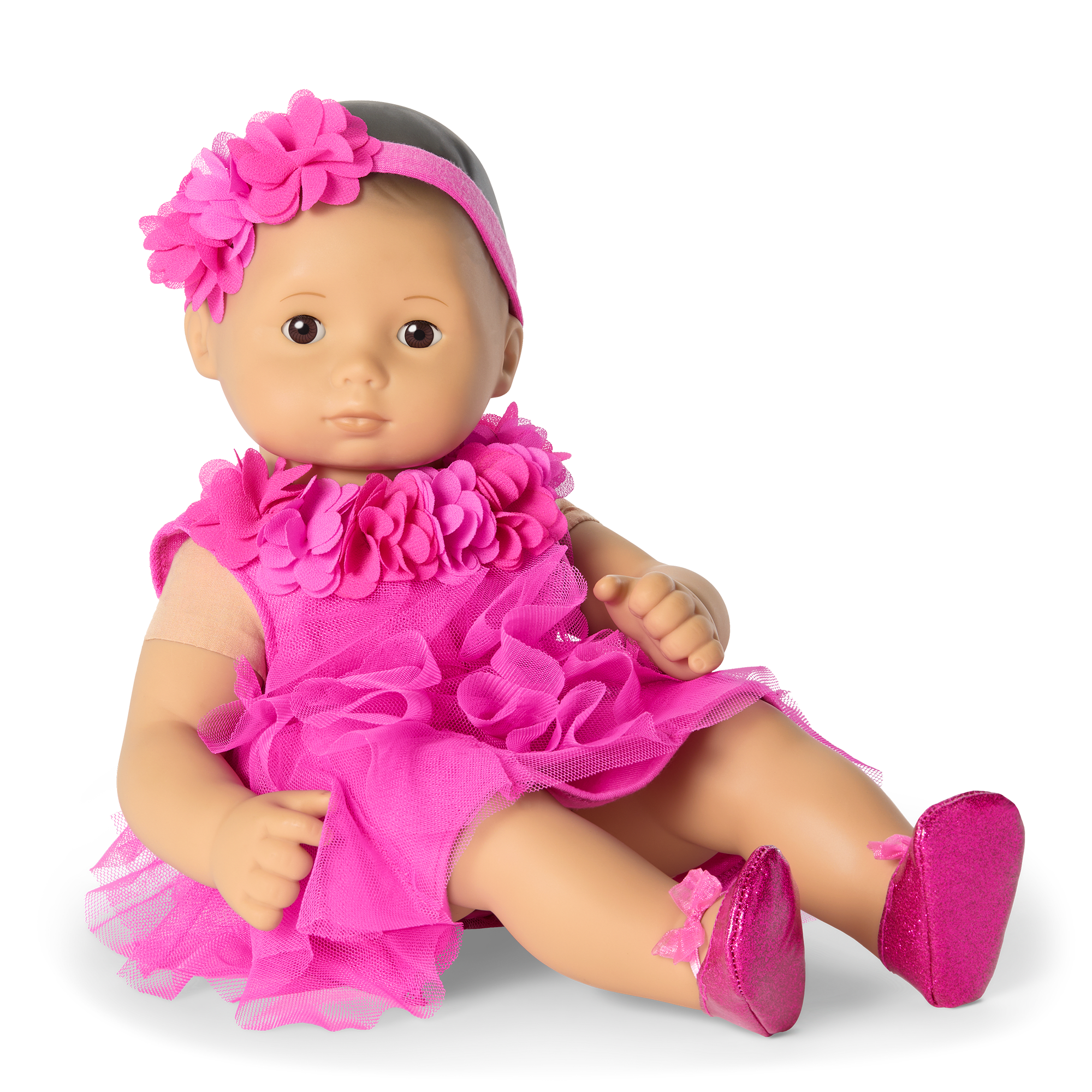 Party-Pink Birthday Dresses for Little Girls & Bitty Baby® Dolls - Image 6