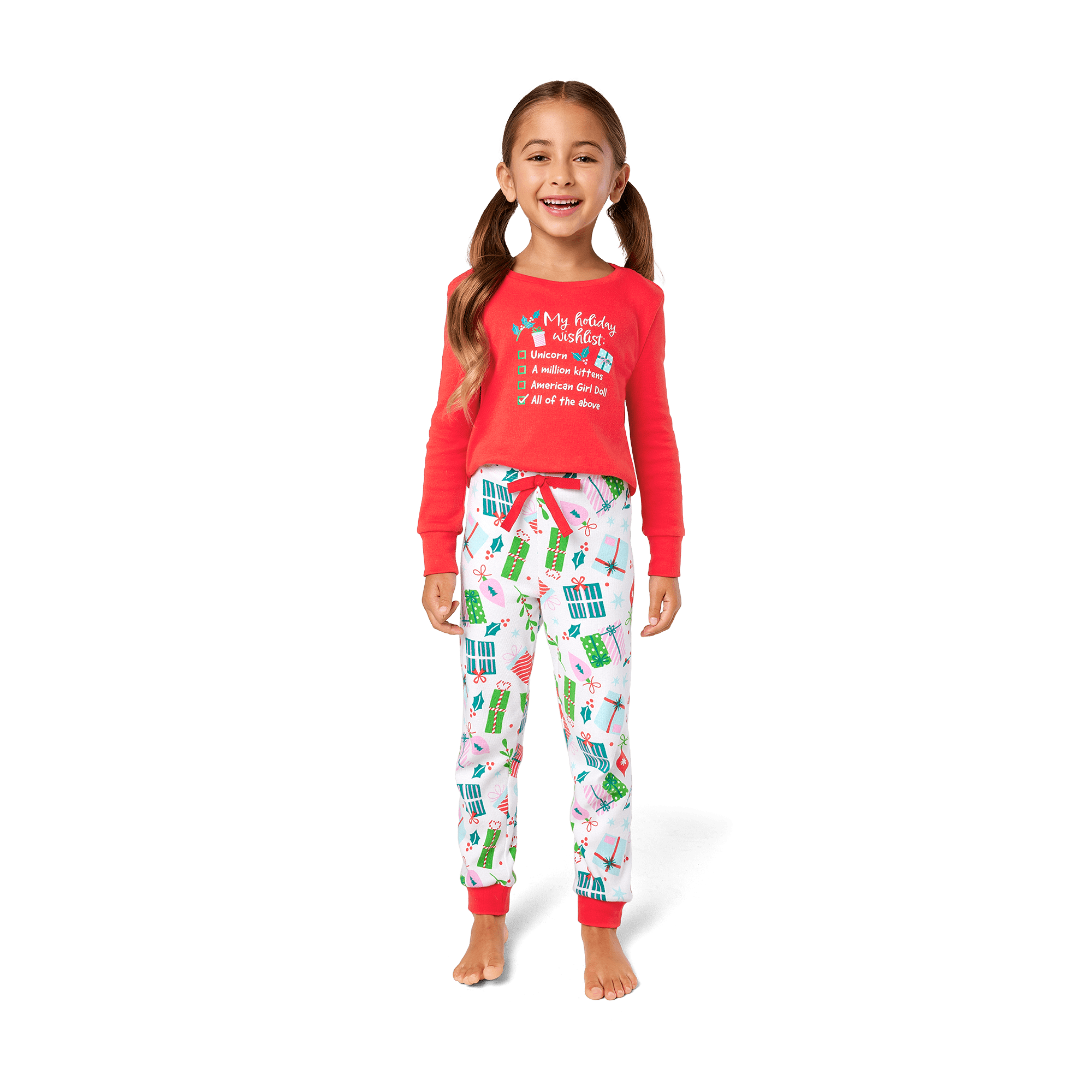 Holiday Wish List PJs for Little Girls - Image 9