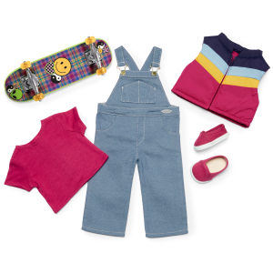 Nicki’s™ Skateboarding Outfit for 18-inch Dolls (Historical Characters)