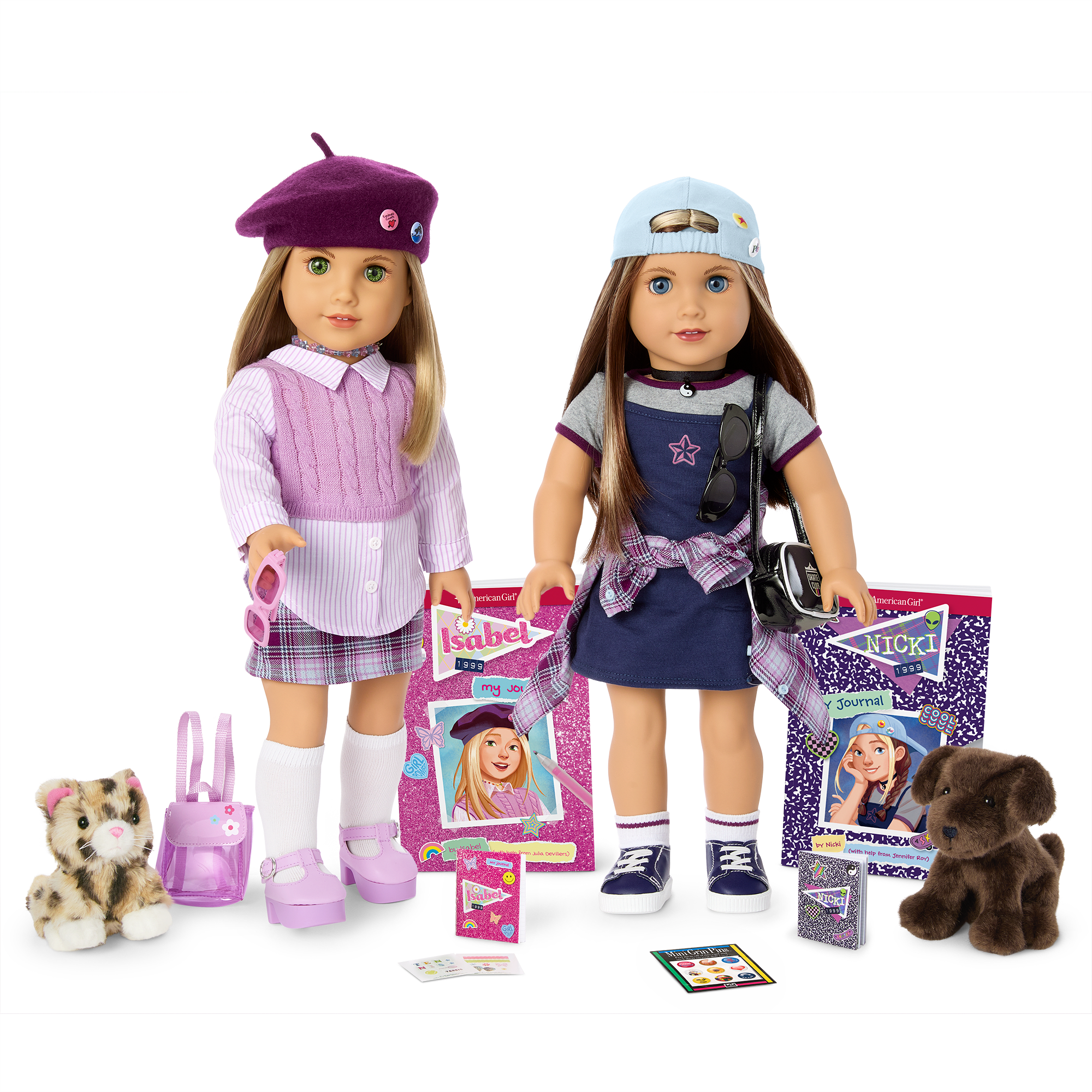 ’90s Twins Isabel™ & Nicki™ Gift Set (Historical Characters)