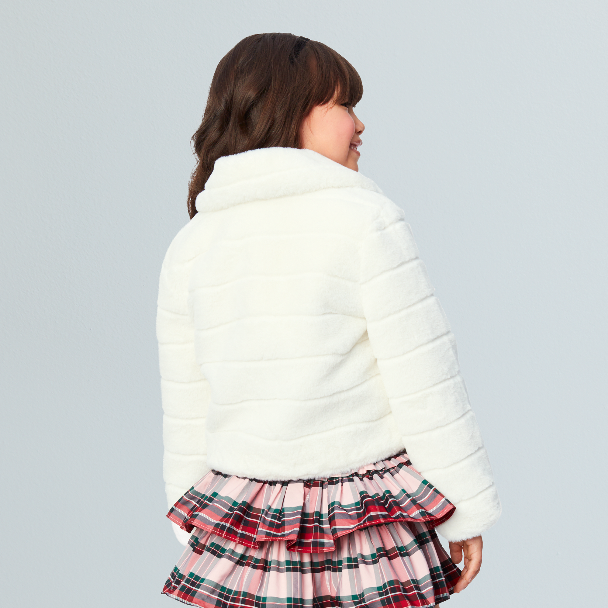 American Girl® x Janie and Jack Winter-White Jacket for Girls - Image 8