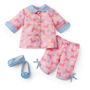 Maryellen’s™ Dachshund Pajamas for 18-inch Dolls (Historical Characters)