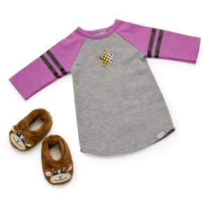 Nicki’s™ Skater Dreams Sleep Shirt for 18-inch Dolls (Historical Characters)