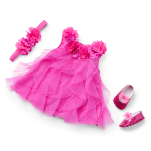 Party-Pink Birthday Outfit for Bitty Baby® Dolls