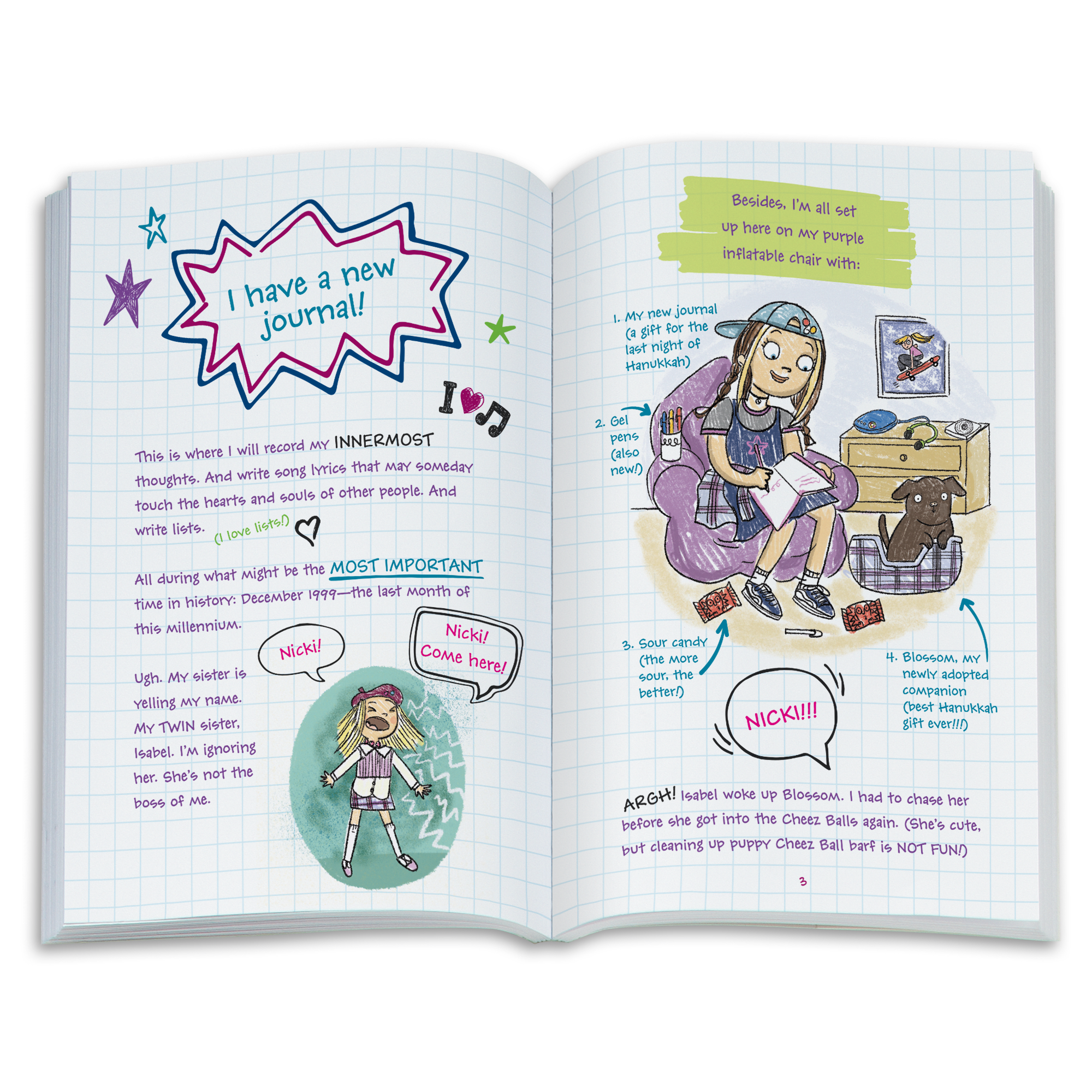 ’90s Twins Nicki’s™ Skateboarding Gift Set (Historical Characters) - Image 8