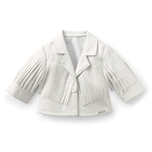 Courtney’s™ White Fringe Jacket for 18-inch Dolls (Historical Characters)