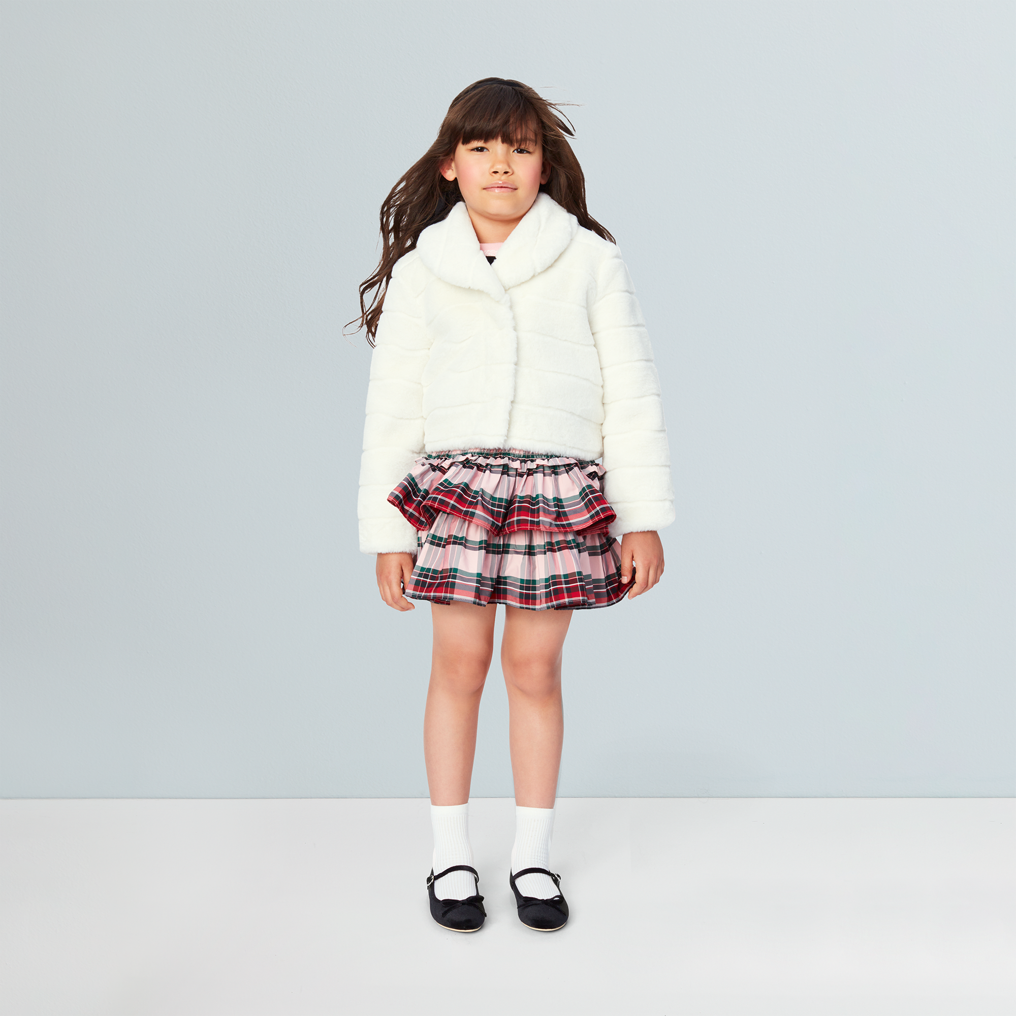 American Girl® x Janie and Jack Winter-White Jacket for Girls - Image 9