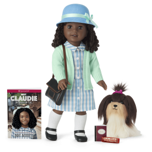Claudie Wells™ 18-inch Doll, Book, Accessories & Dog (Historical Characters)