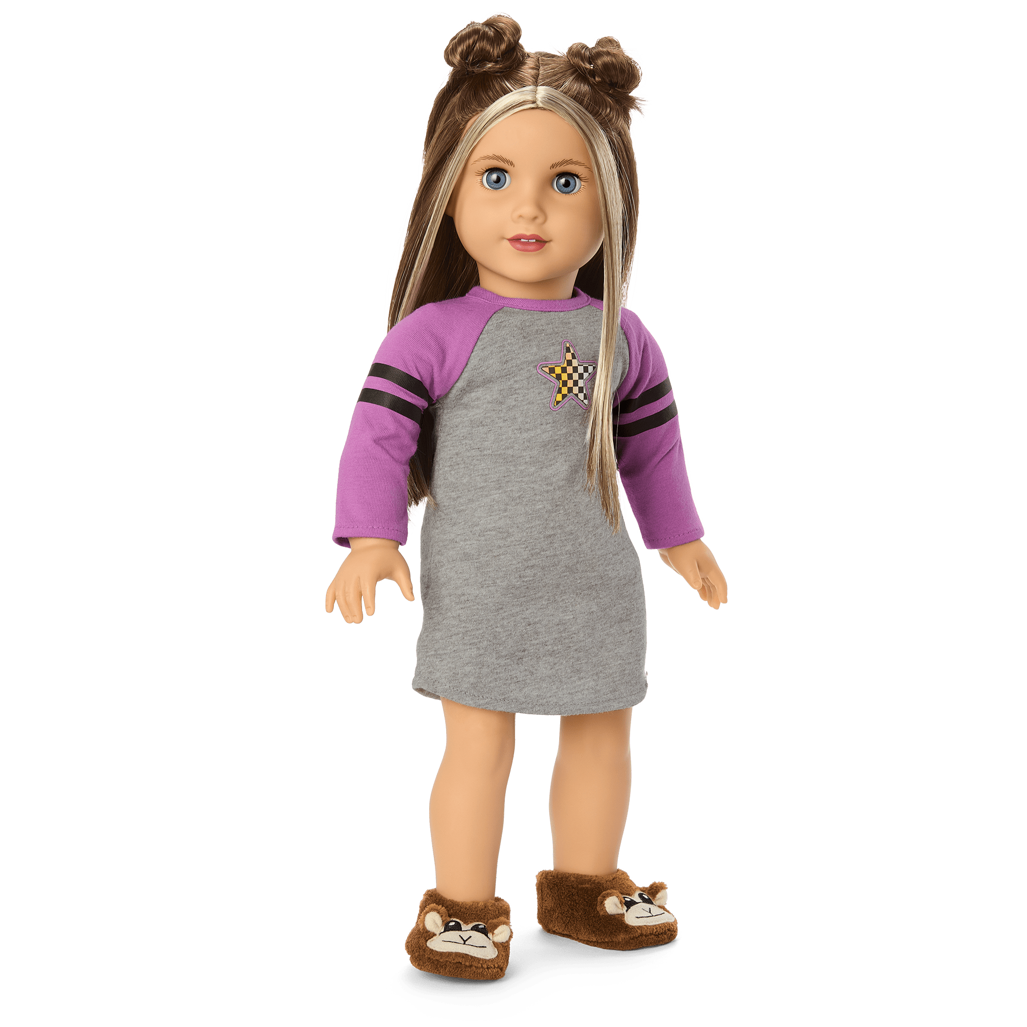 Nicki’s™ Skater Dreams Sleep Shirt for 18-inch Dolls (Historical Characters) - Image 2