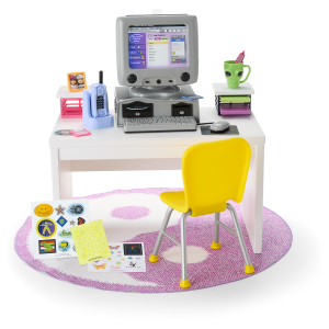 Isabel™ & Nicki’s™ Computer & Desk Set for 18-inch Dolls (Historical Characters)
