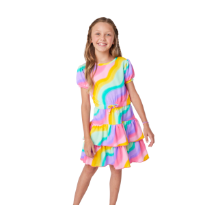 Summer’s™ Rainbow Swirl Dress for Girls (Girl of the Year™ 2025)