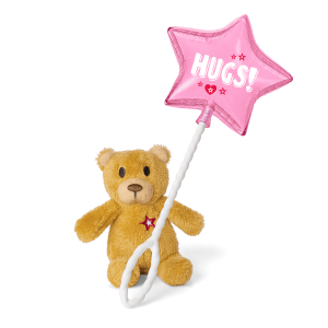 Hugs and Well Wishes Balloon & Bear for 18" Dolls