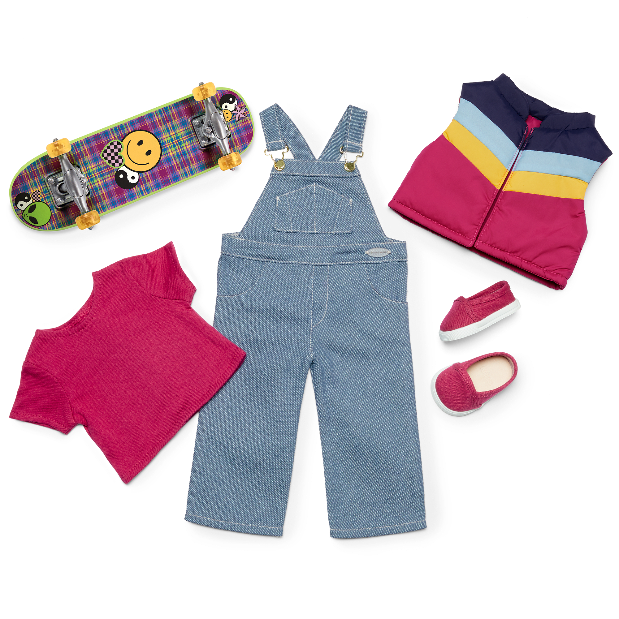 ’90s Twins Nicki’s™ Skateboarding Gift Set (Historical Characters) - Image 5
